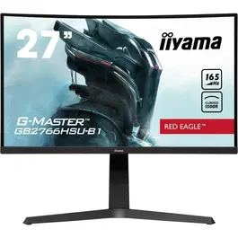 Iiyama GB2766HSU-B1 Ecran PC Gamer Incurvé 27" FHD 165Hz 1ms Dalle VA, FreeSync, Pied Réglable en Hauteur avec Hub USB, HDMI, DisplayPort