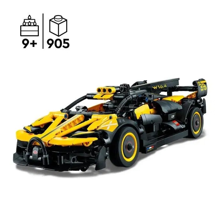 LEGO Technic 42151 Le Bolide Bugatti, Maquette de Voiture de Course à Construire, Jouet Technic pour Adultes et Enfants