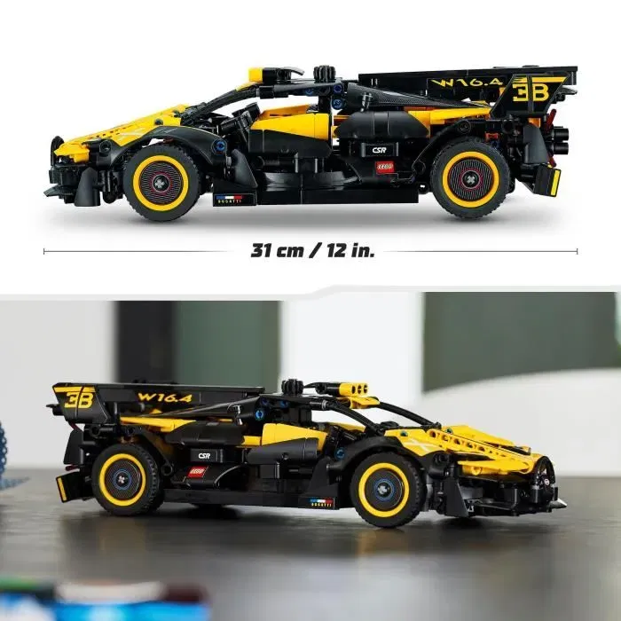 LEGO Technic 42151 Le Bolide Bugatti, Maquette de Voiture de Course à Construire, Jouet Technic pour Adultes et Enfants