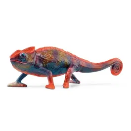 Schleich 14858 Caméléon Wild Life - Figurine changeant de couleur avec la chaleur, jouet enfant à partir de 3 ans