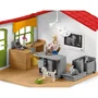 Schleich 42502 Farm World - Cabinet vétérinaire jouet, coffret de 43 pièces avec figurine, animaux de la ferme et accessoires pour enfants dès 3 ans