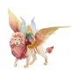 Schleich 70714 BAYALA - Figurine féerique Elfe détachable sur Lion ailé rose magique avec parties mobiles, pour enfants dès 5 ans