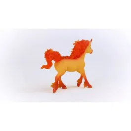 Schleich 70756 Bayala - Figurine Étalon Licorne de Feu Elementa avec Crinière et Queue Transparentes - Jouet pour Enfants Dès 4 ans