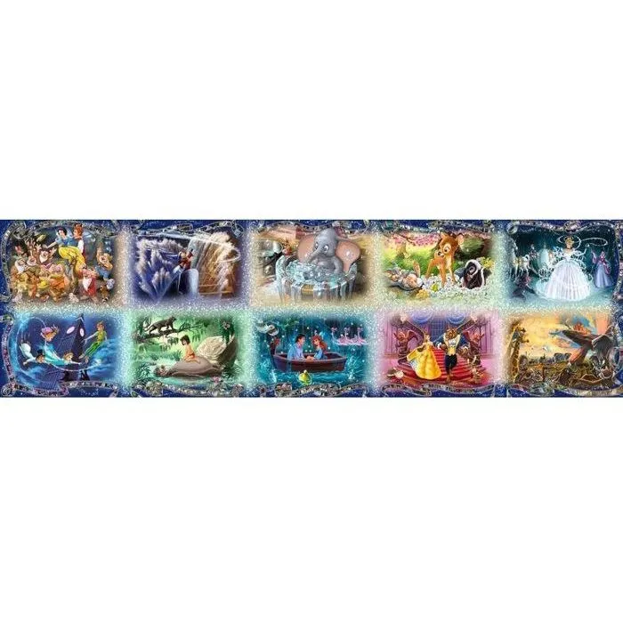 Ravensburger - Puzzle géant 40 000 pièces Disney Les Moments Inoubliables - 10 scènes iconiques (Blanche-Neige, Le Roi Lion, La Belle et la Bête)