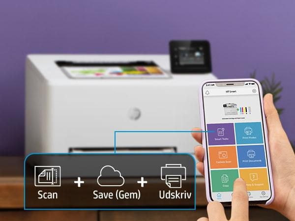 HP Imprimante Laser Jet Pro M255dw - Laser Couleur, WiFi, Impression Recto Verso Automatique, 22 ppm, A4