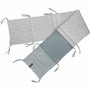 Domiva Tour de lit adaptable Filou 30x180 cm Vert Thym