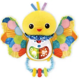 Vtech Baby Hochet Piou-Piou Éveil des Sens - Hochet Parlant et Lumineux avec Musique pour Bébé, Développe la Motricité, À partir de 3 Mois