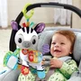 VTECH BABY Timéo, P'tit Zèbre d'Activités - Peluche musicale éducative pour bébé de 3 à 24 mois - Garantie 2 ans