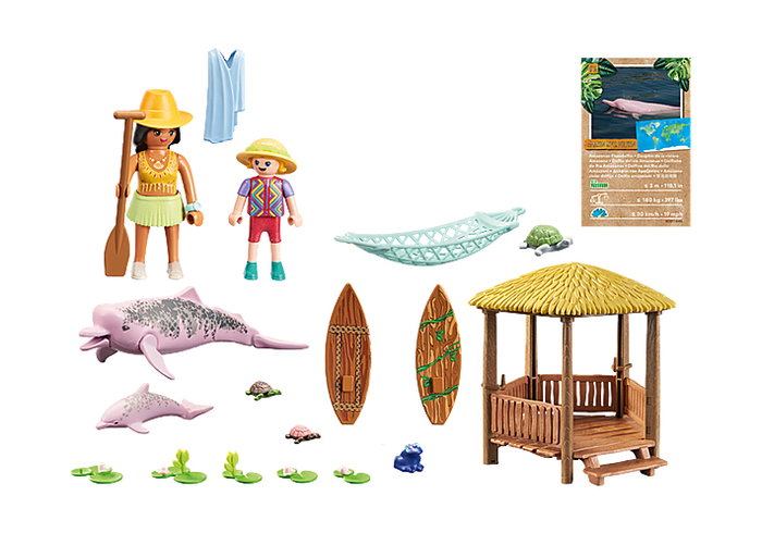 Playmobil Wiltopia Tour de remo avec les dauphins de rivière