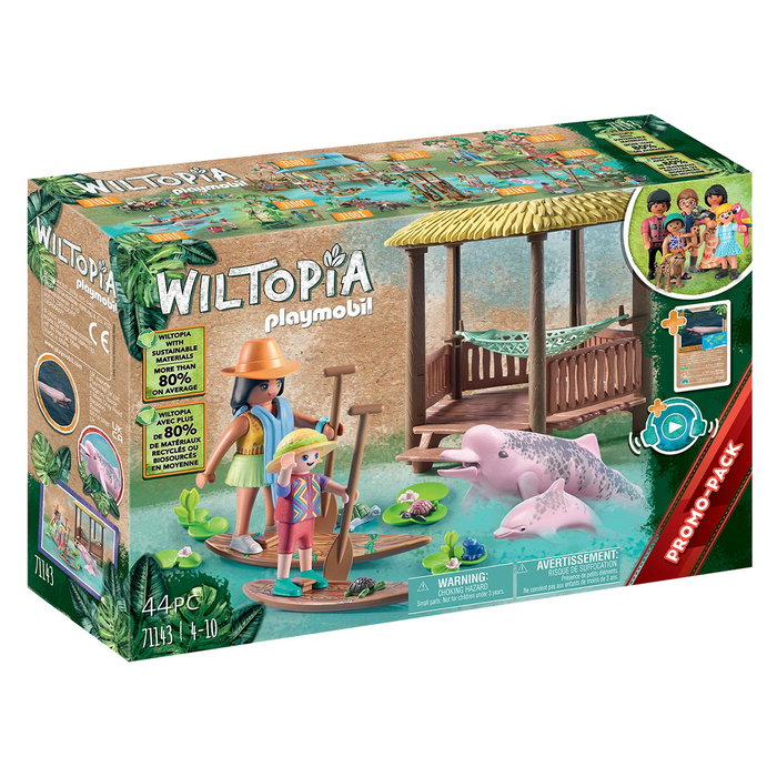 Playmobil Wiltopia Tour de remo avec les dauphins de rivière