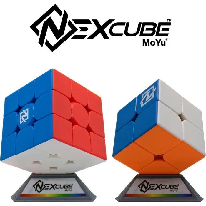 MoYu Nexcube Puzzle Cube Magnétique 3x3x3 + 2x2x2 Classic - Cube de Vitesse Ajustable avec 48 Aimants - Pour Extérieur - Neuf MoYu Nexcube Puzzle Cube Magnétique 3x3x3 + 2x2x2 Classic - Cube de Vitesse Ajustable avec 48 Aimants - Pour Extérieur - Neuf