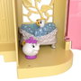 Mattel Disney Princess - Maison de poupée Château Mini de Bella HLW94 avec poupée, figurines et accessoires - Multilingue (français) - À partir de 3 ans
