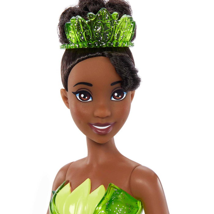 Disney Princess Poupée Tiana 29 cm HLW04 avec Tenue Scintillante, Diadème et Chaussures - Mattel Disney Princess Poupée Tiana 29 cm HLW04 avec Tenue Scintillante, Diadème et Chaussures - Mattel