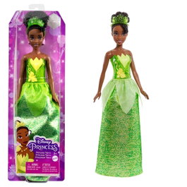 Disney Princess Poupée Tiana 29 cm HLW04 avec Tenue Scintillante, Diadème et Chaussures - Mattel