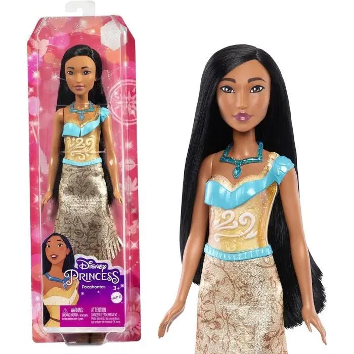 Poupée Pocahontas Disney Princess 29 cm avec tenue signature et accessoires - HLW07 Poupée Pocahontas Disney Princess 29 cm avec tenue signature et accessoires - HLW07