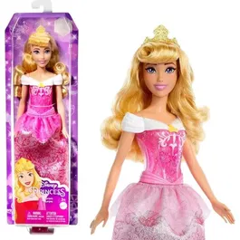 Disney Princess Poupée Aurore 29 cm avec tenue et accessoires - Mattel HLW09 - Poupée articulée inspirée du film La Belle au Bois Dormant