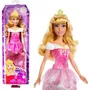 Disney Princess Poupée Aurore 29 cm avec tenue et accessoires - Mattel HLW09 - Poupée articulée inspirée du film La Belle au Bois Dormant
