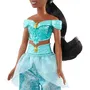 Disney Princess Poupée Princesse Jasmine 29 cm, tenue pailletée avec accessoires HLW12 - Mattel