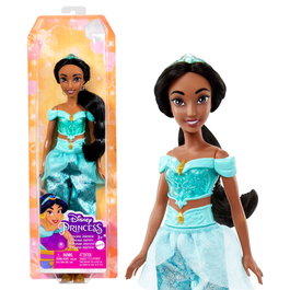 Mattel Disney Princesses Poupée Jasmine avec tenue pailletée et accessoires