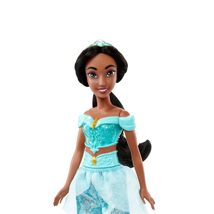 Mattel Disney Princesses Poupée Jasmine avec tenue pailletée et accessoires Mattel Disney Princesses Poupée Jasmine avec tenue pailletée et accessoires