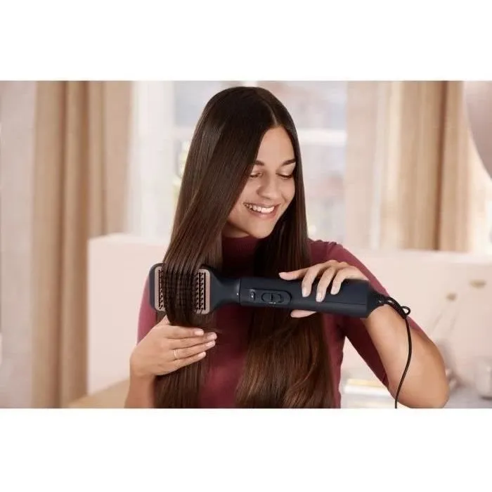 Philips BHA530/00 Brosse soufflante Brillance 1000 W avec technologie EHD, 2 vitesses, 3 températures et 5 accessoires incluant brosse plate et thermo-brosse