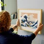 LEGO ART 31208 - Hokusai La Grande Vague, Décoration Murale Japonaise, Kit de Construction Créatif pour Adultes