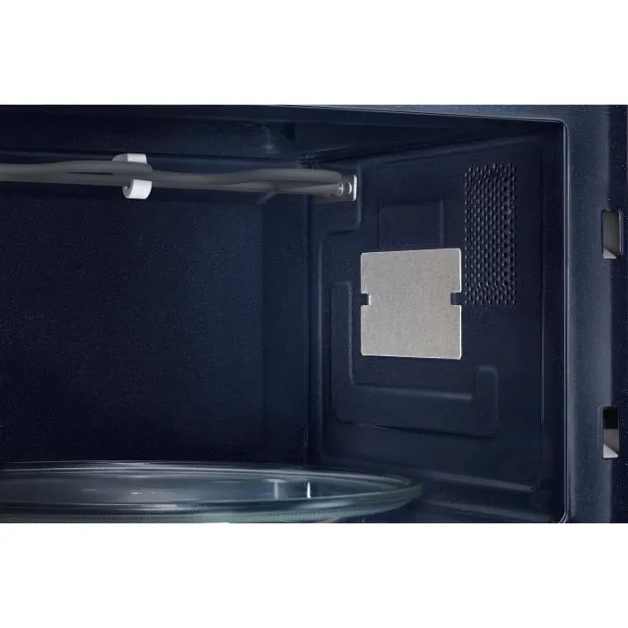 Samsung MG23K3513AK - Micro-ondes 23L avec Gril - Contrôle Électronique 800W - Cavité Céramique Émail Noir - Décon décongélation Quick Defrost