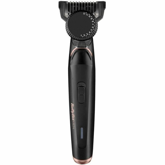 Babyliss T885E Tondeuse à barbe, Lames 34 mm en acier inoxydable, Noir et rose