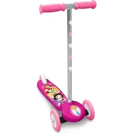 Stamp - Trottinette Disney Princesses Steering Twist 3 roues avec frein arrière - Pour filles à partir de 2 ans