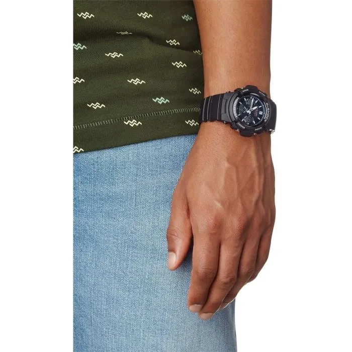 Casio Montre G-Shock Classic Homme Noir - Énergie Solaire - Résistante aux Chocs - Etanchéité 20 bars - 5 Alarmes - Calendrier Automatique Casio Montre G-Shock Classic Homme Noir - Énergie Solaire - Résistante aux Chocs - Etanchéité 20 bars - 5 Alarmes - Calendrier Automatique