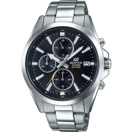 Casio EDIFICE Montre Homme en Acier Inoxydable, Mouvement Quartz, Verre Minéral, Étanche 10 ATM