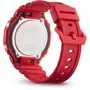 Casio G-Shock - Montre résistante aux chocs avec chronomètre 1/100 s et éclairage LED - Rouge