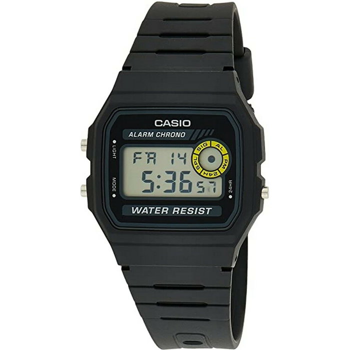 Casio Montre Unisexe F-94WA-8DG Noir et Gris