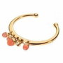 Morellato Bracelet en acier inoxydable doré avec diamants naturels et résine rouge