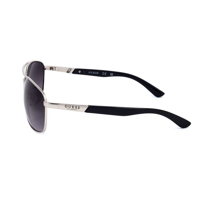 Guess Lunettes de Soleil Homme GF0212 Monture Métallique Rectangulaire 63-15-135 mm Protection UV400