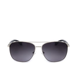 Guess Lunettes de Soleil Homme GF0212 Monture Métallique Rectangulaire 63-15-135 mm Protection UV400