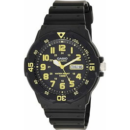 Montre Homme Casio DIVER 100M Jaune Noir (Ø 44,5 mm)