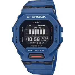 Casio G-SHOCK Montre de Sport Connectée Résistante aux Chocs Multifonctions - GPS Mobile, Chronomètre, Étanche 20 ATM - Bleu