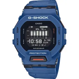 Casio G-SHOCK Montre de Sport Connectée Résistante aux Chocs Multifonctions - GPS Mobile, Chronomètre, Étanche 20 ATM - Bleu