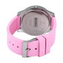 Guess W1223L1 avec bracelet rose et boîtier argenté