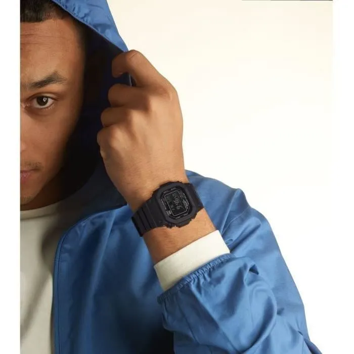 Casio G-Shock The Origin Montre Homme Noir Énergie Solaire Étanchéité 20 Atm Digital Chronomètre Calendrier Automatique