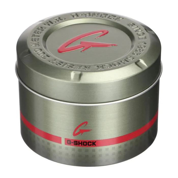 G-SHOCK GA-100-1A2ER Montre digitale sport en résine noire étanche 20 atm, chronomètre, 5 alarmes, verre minéral, éclairage LED - Pour adultes