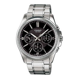 Casio ENTICER GENT Noir Argenté (Ø 35 mm)