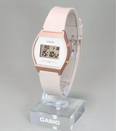 Casio - Montre Femme Collection - Rose - Étanche 3 ATM - Chronomètre - Compte à rebours - Alarme - Bracelet Plastique - Boîtier 35x37.5 mm