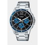 Casio MTP-1374D-2AVDF avec cadran noir et bracelet gris