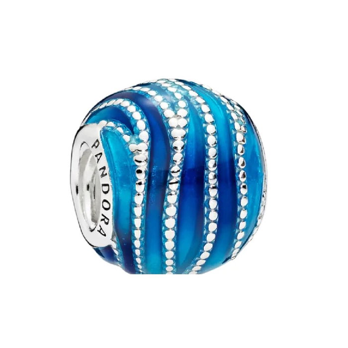 Perle de verre Femme Pandora BLUE WAVE Perle de verre Femme Pandora BLUE WAVE