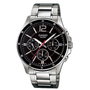 Montre Homme Casio MTP1374D1AVDF Noir Argenté (Ø 35 mm) (Ø 47 mm)