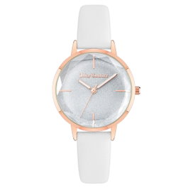 Juicy Couture JC1326RGWT - Montre analogique rose et blanc