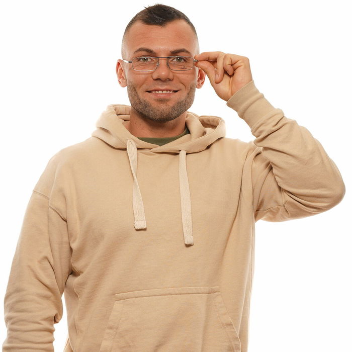 Monture de Lunettes Homme Omega OM5011-54016 Gris ø 54 mm