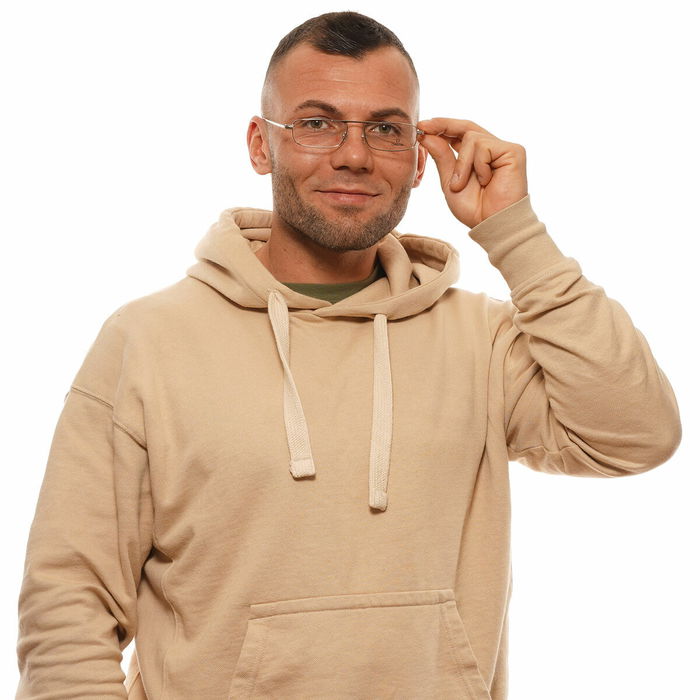 Monture de Lunettes Homme Omega OM5011-54032 Doré ø 54 mm